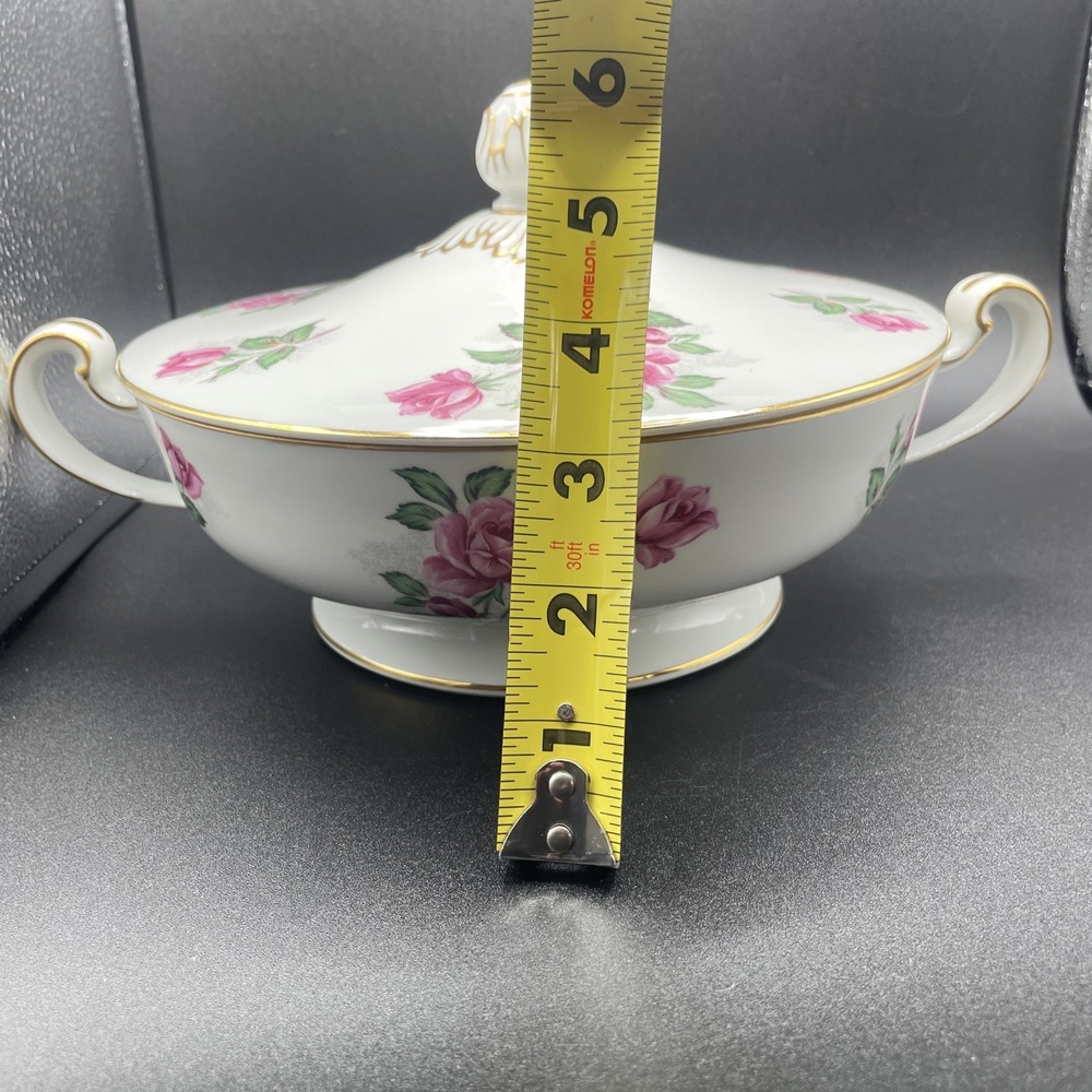 Noritake China ROSELANE ROUND COVERED BOWL With LID - Picture 7 of 13